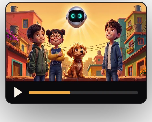 Um vídeo do LUMEN aberto no player.